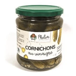 Cornichons au vinaigre BIO - 190g net égoutté