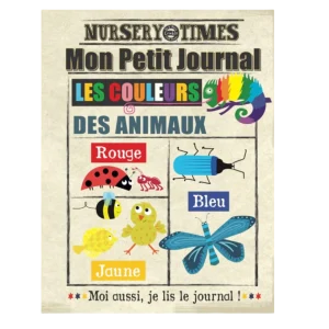 Mon journal en tissu - Les couleurs