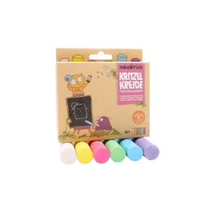 Craies de trottoir colorées naturelles