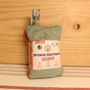 Eponges lavables et grattantes - lot de 2