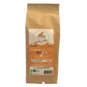Farine de Blé tendre blanche T55 BIO- 1 kg