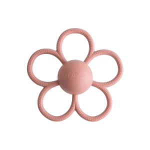 Anneau de dentition - Fleur rose