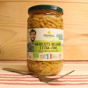 Haricots beurre extra fins de France BIO - 360g net égoutté