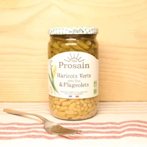 Haricots verts très fins & flageolets BIO - 425g net égoutté