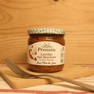 Lentilles aux saucisses et petits légumes BIO - 360g