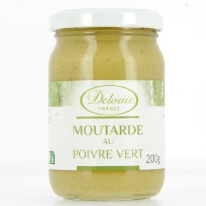 Moutarde de Dijon au poivre vert BIO - 200g