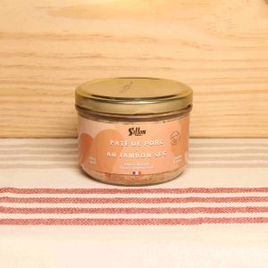 Pâté de porc au jambon sec - 180g