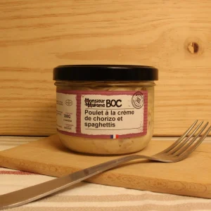 Poulet à la crème de chorizo, spaghettis - 300g