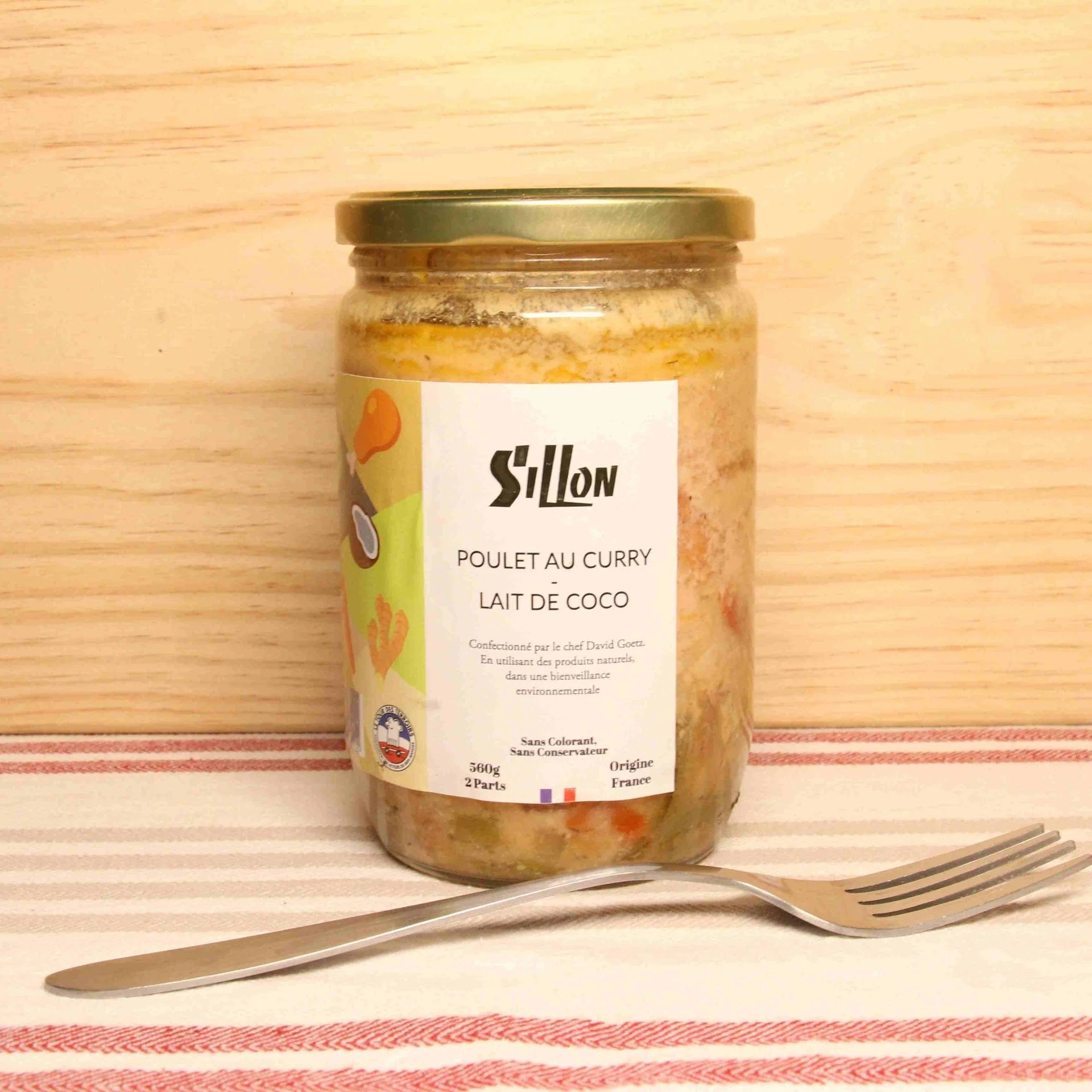 Poulet curry coco - 560g