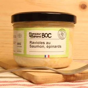 Ravioles saumon et épinards - 300g