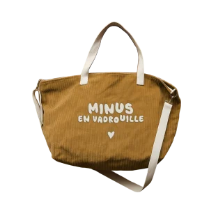 Sac XL velours - Minus en vadrouille