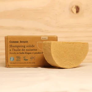 Shampoing solide enrichi en huile d'argan - cheveux secs - 70g