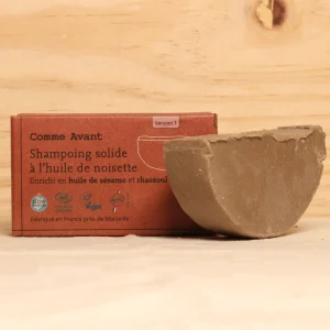 Shampoing solide enrichi en huile de sésame & rhassoul - cheveux gras - 70g