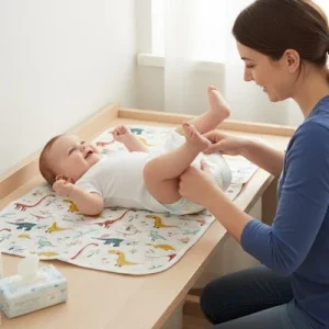 Tapis à langer nomade | Compact & Imperméable