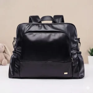 Sac Maternite Élégant Cuir Imperméable Grande Capacité