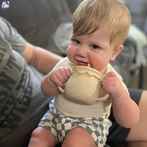 Verre bebe | Ergonomique Anti-renversement